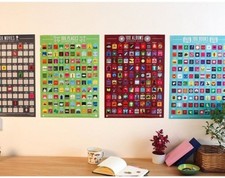 100 Scratch Off Bucket List Poster Movie Album Places Box Sets Books Kama Sutra