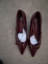 Next Forever Comfort Berry Kitten Heel Shoes Size 7/41 New Without Box Rrp £35