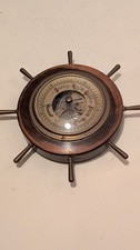 Vintage Ships Wheel Barometer