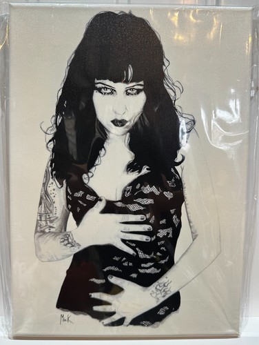 Acrylic print canvas of - on,