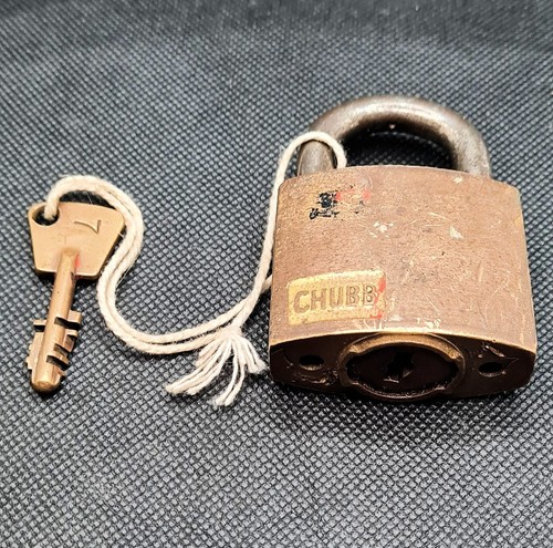 Vintage chubb ava - brass, high