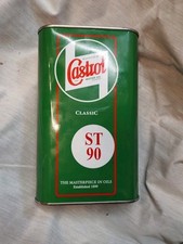 Castrol Oil Can Great retro vintage Display Item ST90 Mancave garage empty 
