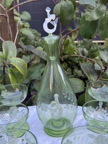 Art deco set six austrian - of,