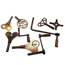 Antique Clock Winding Keys