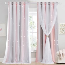 Kids Blackout Curtains Voile