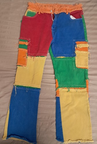 Clown jeans pants handmade - jeans,