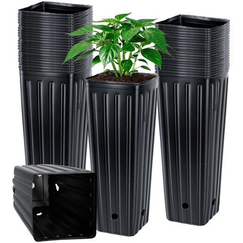 Plastic deep plant nursery - nursery, pot