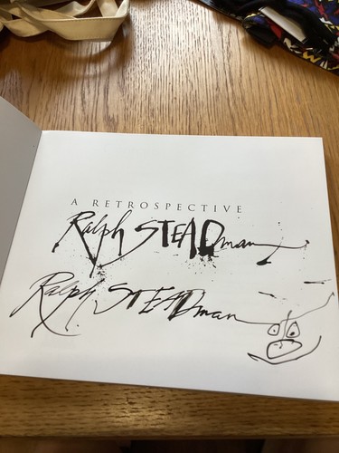 Autographed smiley face - +,