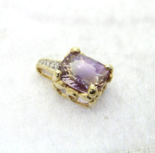 9ct Gold Ametrine Diamond