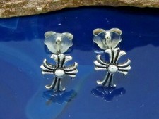 Cross Lily 925 Sterling Silver