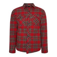 Mens Flannel Quilted Shirt