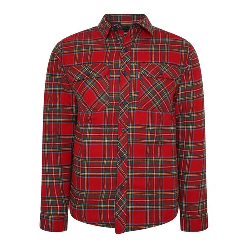 Mens flannel quilted shirt - quilted,
