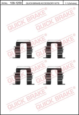 Accessory kit disc brake - disc,