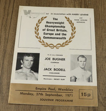 1971 Joe Bugner v Jack Bodell