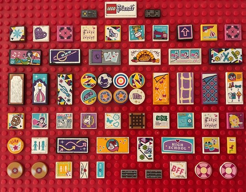 Joblot lego friends sticker - sticker, /