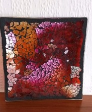 Glass Patchwork Rose Pink