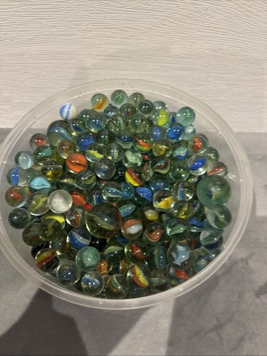 Vintage glass marble - glass,