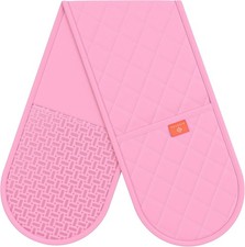 Pink Oven Gloves by Kiyotsu