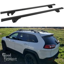 2x 53" Roof Rack Black Cross