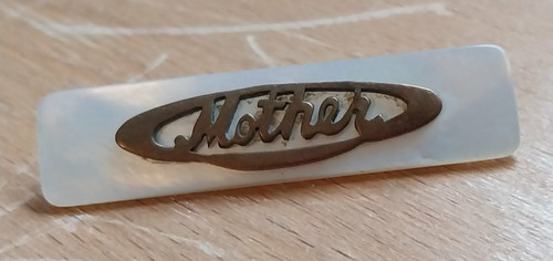 Vintage mother pearl gilt - pearl,