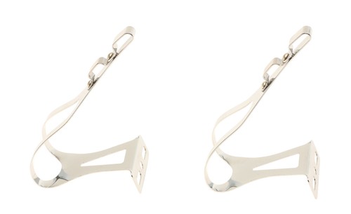 Cinelli double toe clips - cinelli,