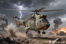 1/48 AS-532 Cougar Resin 3D