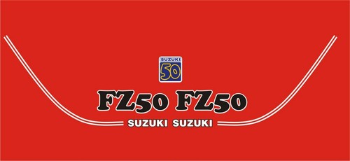 Suzuki fz50 decal kit - fz50, 1979-80.