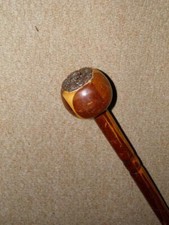 WW2 Military 'Corps Of Royal Engineers' Drill Cane W/ Marquetry Detailing - 90cm