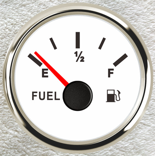 52mm white fuel level - white,
