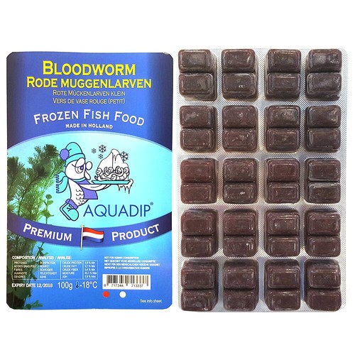 Aquadip frozen bloodworm 100g - frozen,