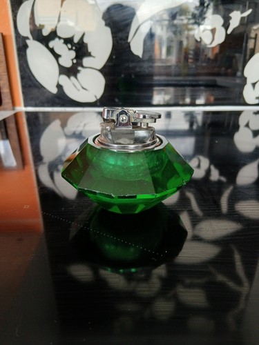 Vintage 60s 70s green faceted - vintage,