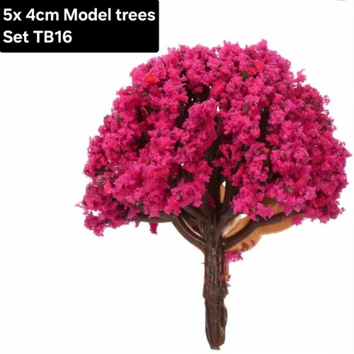 4cm model dark pink - 4cm, trees