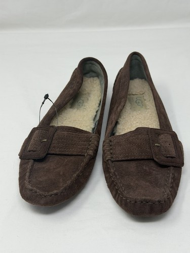 Ugg brown suede shearling - ugg,