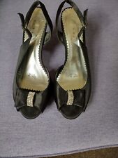 Ladies black shoes. Debenhams. Size 6. Worn twice!
