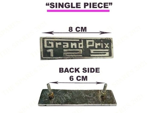 Grand prix 125 legshield badge - grand,