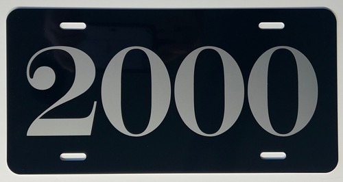 2000 2025 custom year metal - 2000-2025,
