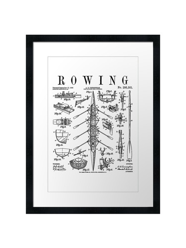 Rowing rower eight oar racing - rower,
