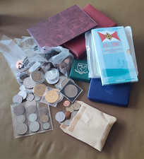job lot of world coins/medallions, includes UK 2002 proof set