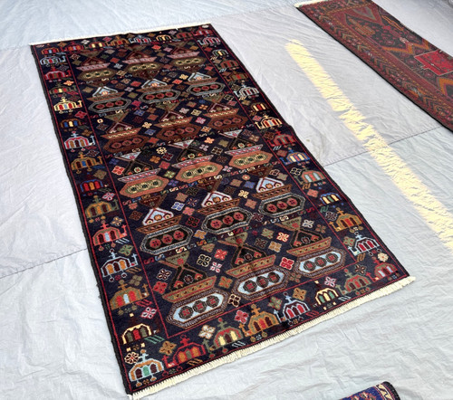 3x6 vintage baluchi war - 3x6,