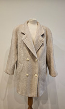 Mohair & Wool Beige Peacoat