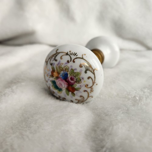 Antique hand painted flowers - painted,