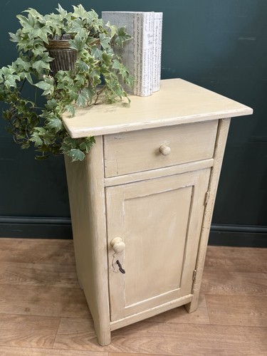 Vintage bedside cabinet side - bedside, /