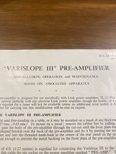 Leak Amplifier Pre Amplifier