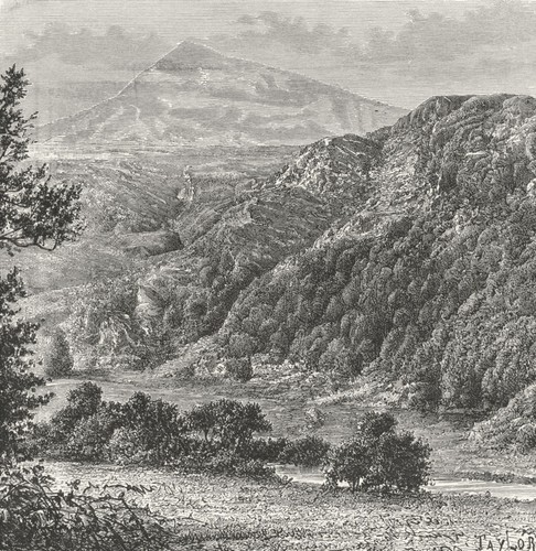 Wales snowdon c1885 - wales., old