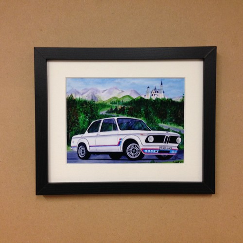 Bmw 2002 turbo - turbo,, framed