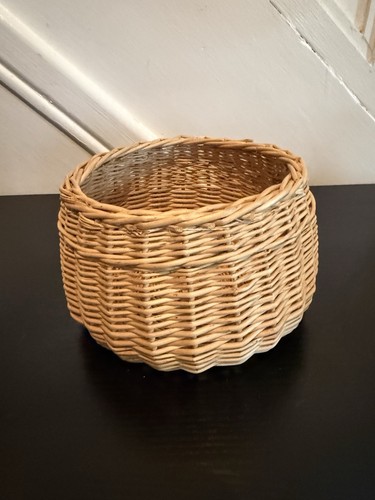 Vintage wicker basket - vintage,
