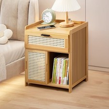 Bedside Table Storage Cabinet