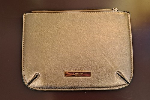 Dune bronze small clutch bag - bronze,
