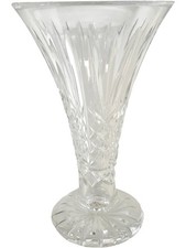 Waterford Cut Glass Crystal Vase Decorative Clear Elegant Home Décor Piece