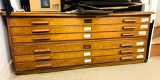Vintage Plan Chest 6 Drawer